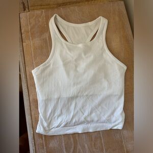 Lululemon Ebb to Street Tank Top, Size 6, White